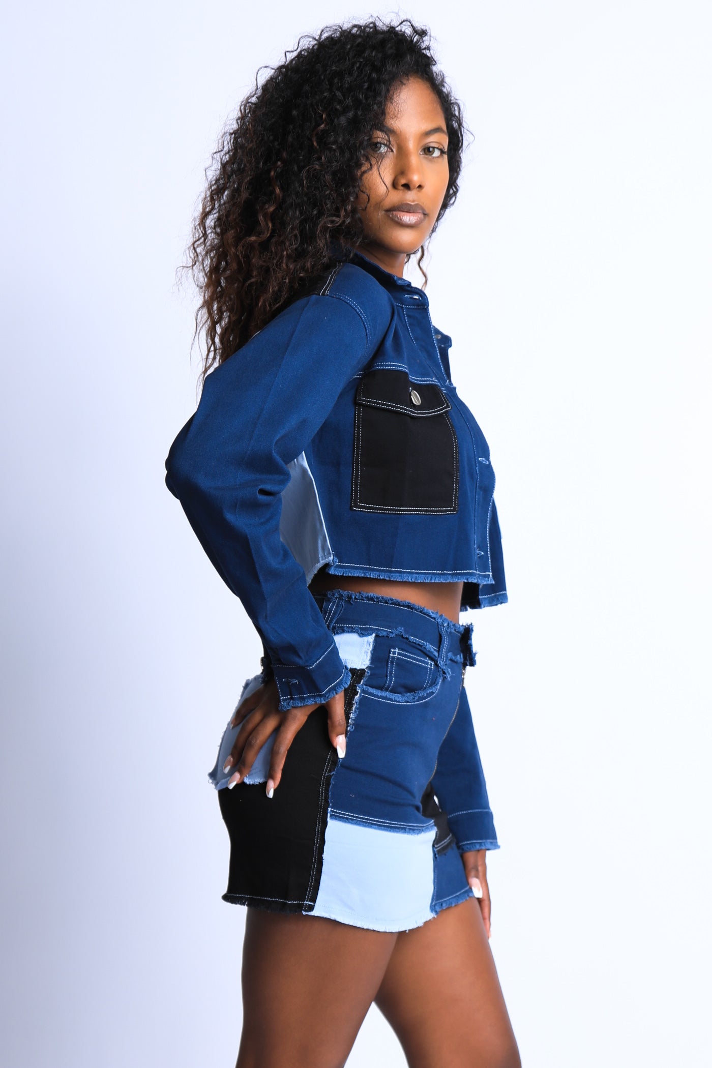 Patching Feelings Crop Jacket