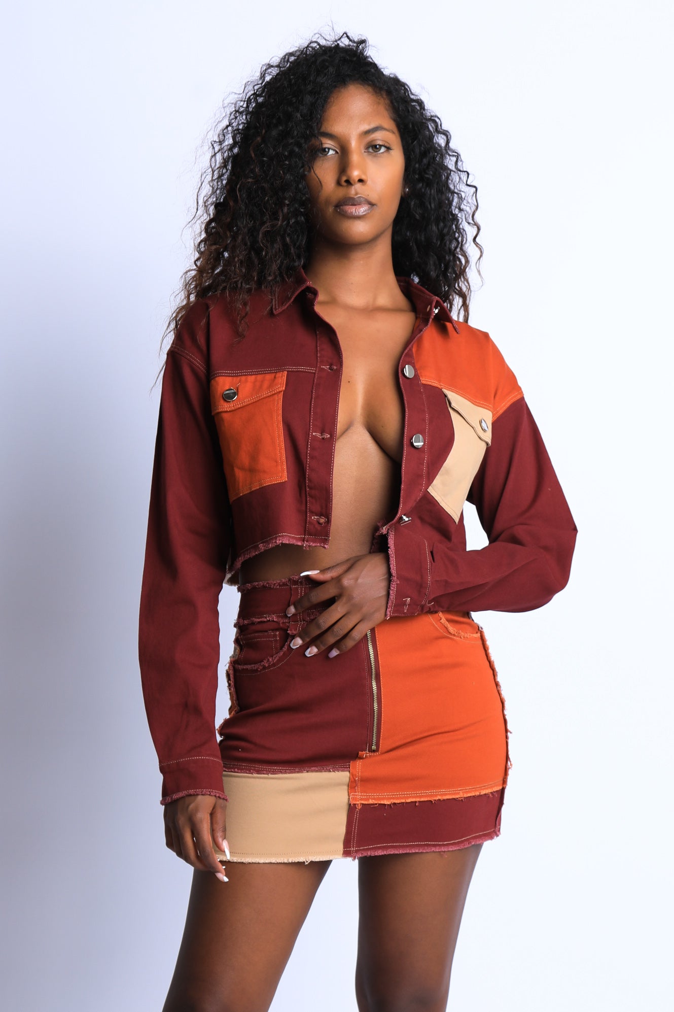 Patching Feelings Crop Jacket
