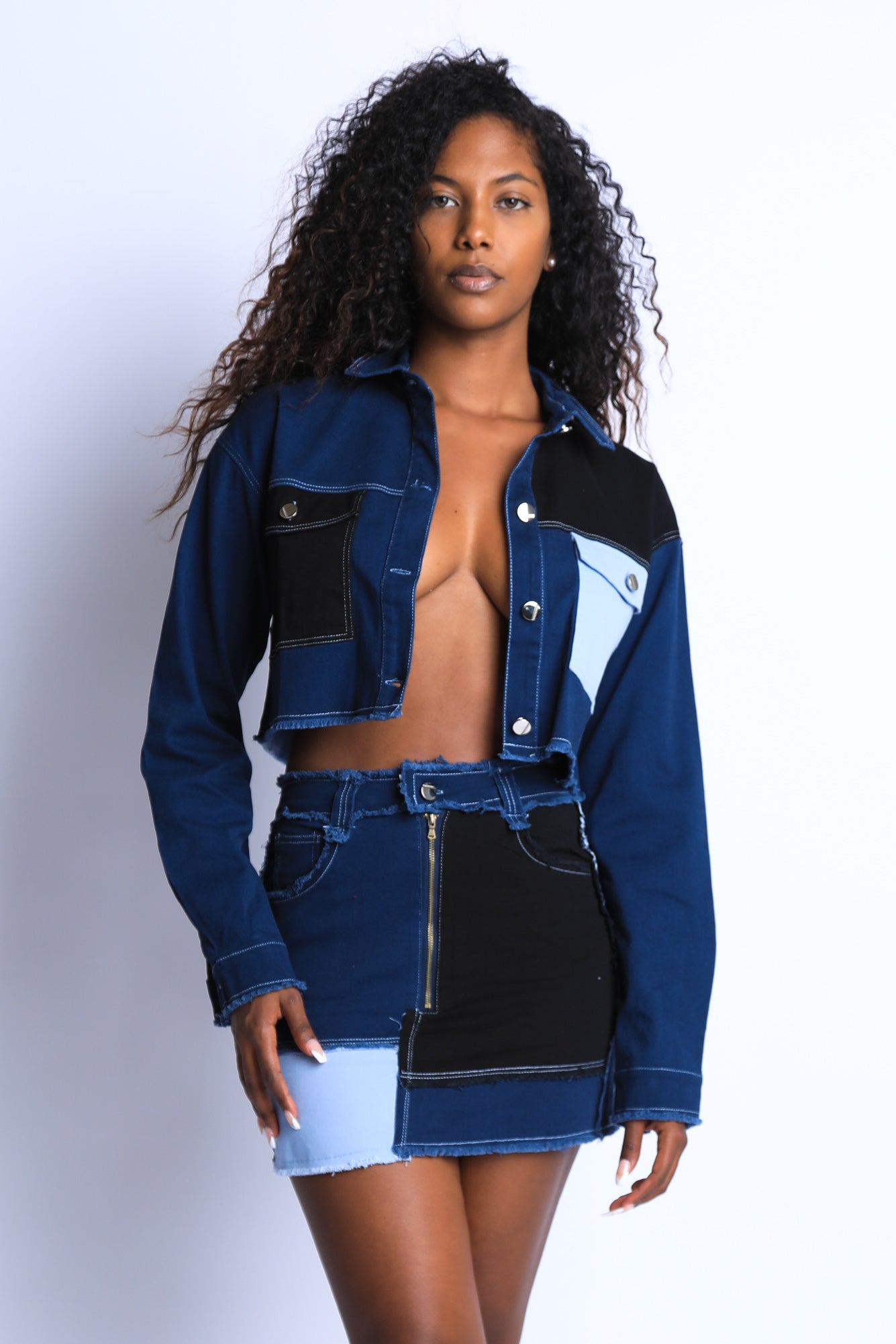 Patching Feelings Crop Jacket