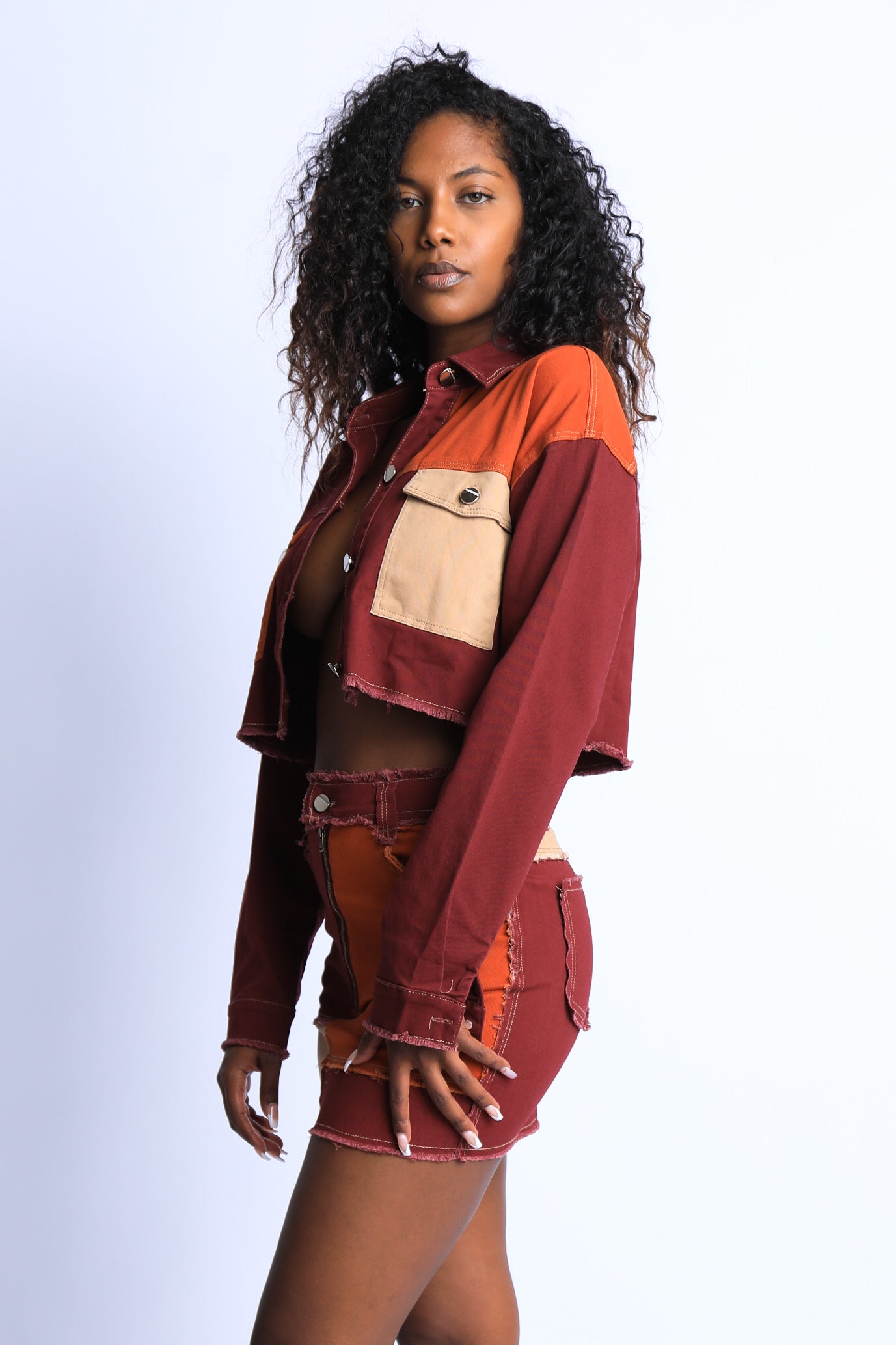 Patching Feelings Crop Jacket