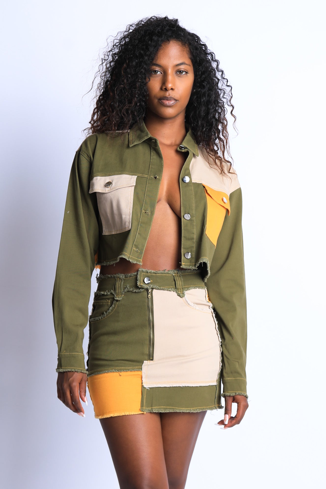 Patching Feelings Crop Jacket
