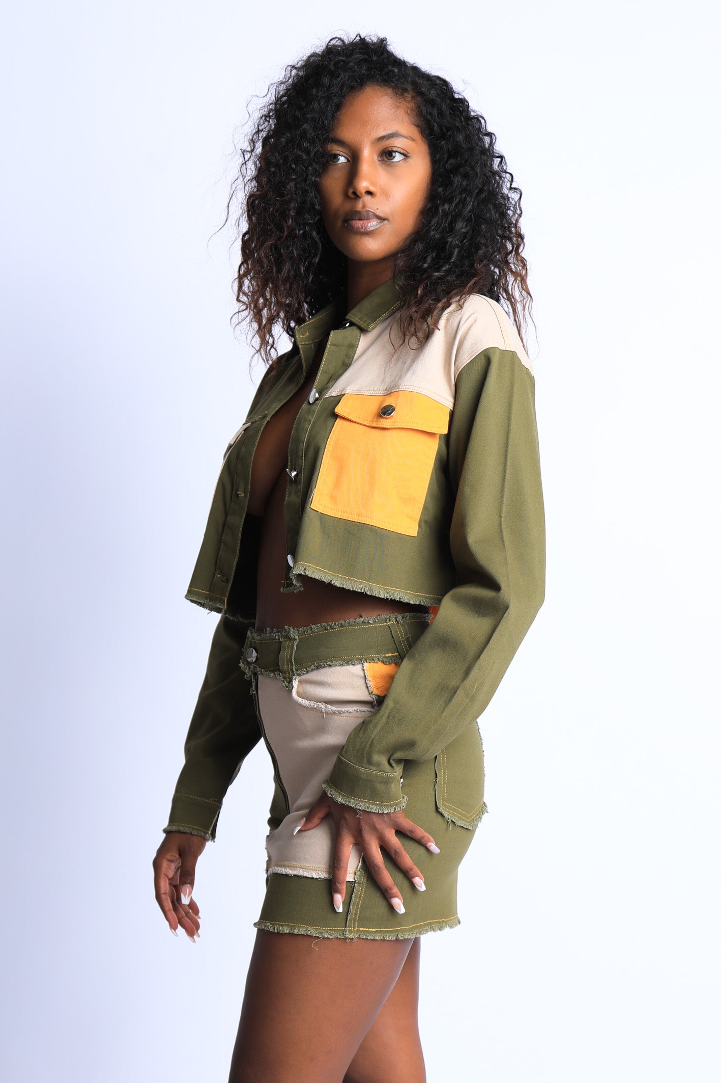 Patching Feelings Crop Jacket