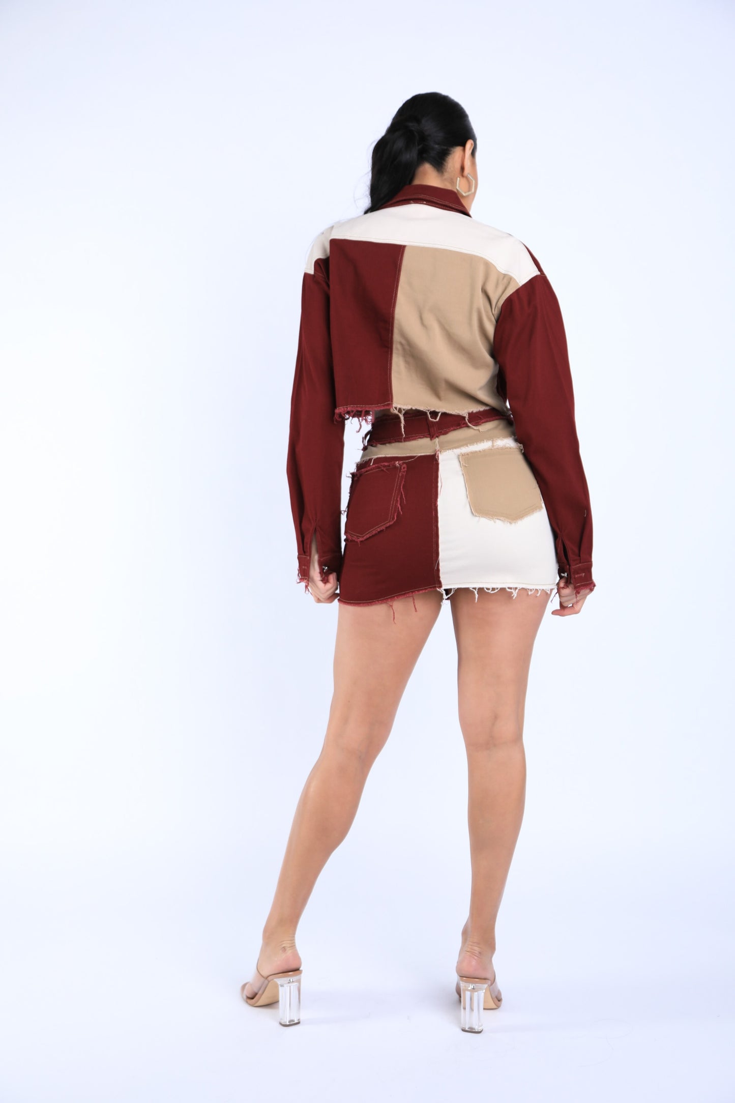 Patching Feelings Crop Jacket