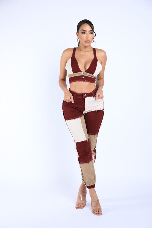 Patching Feelings Crop Top